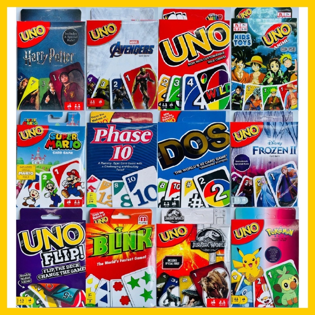 [SG] Super Mario Dare Minecraft Life Aventure Harry Potter Pictionary Cards Games